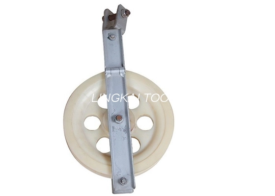 15KN Swive Mripat Tipe Kabel Narik Sheaves Galvanzied Steel Side Kanthi Wheel Nylon