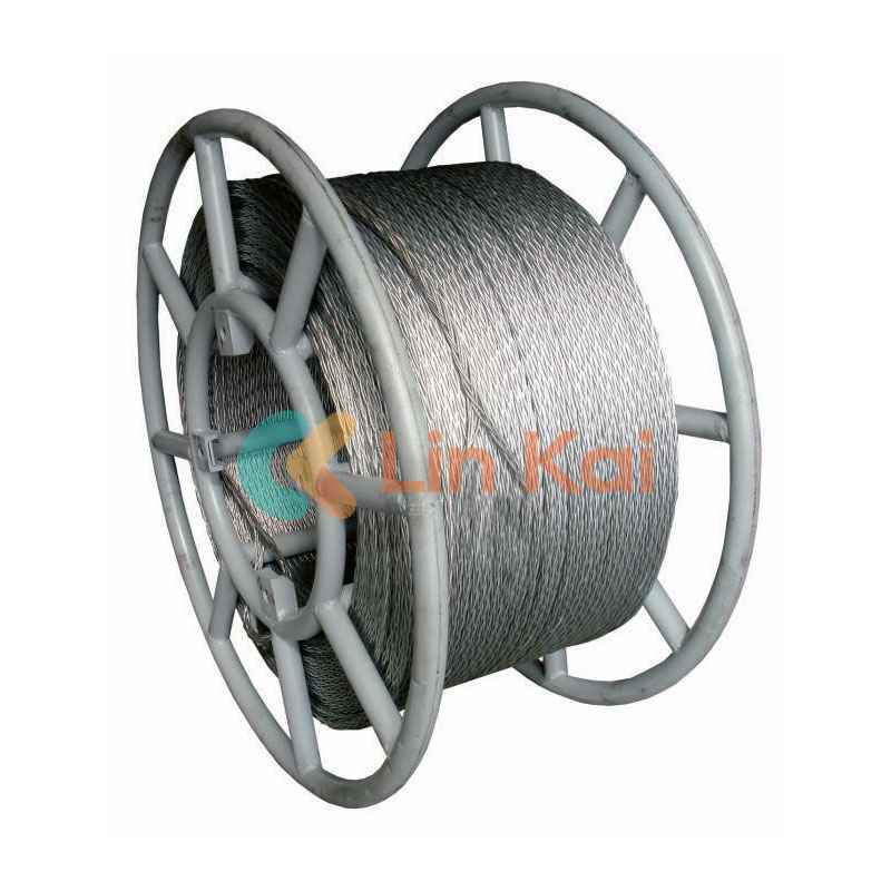 16MM Anti Twist Steel Wire Rope kanggo Two Bundled Conductors Stringing