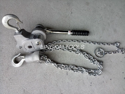 3 Ton Manual Lever Chain Hoist Aluminium Alloy 1.5m Ngangkat Dhuwur