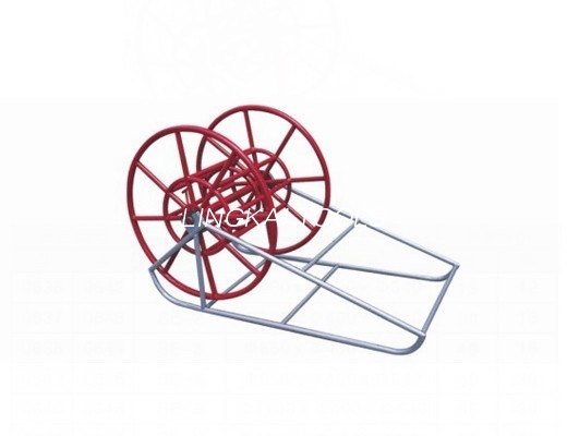 Wire Rope Reel Stand Kabel Drum Pay-Off Stand Kanggo Narik Tali Kawat