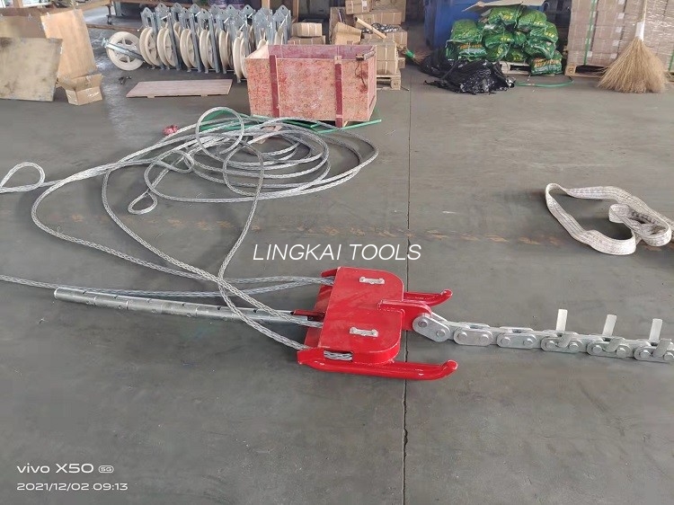 Balancing Head Running Board Kanggo Overhead Line Three Bundle Conductor