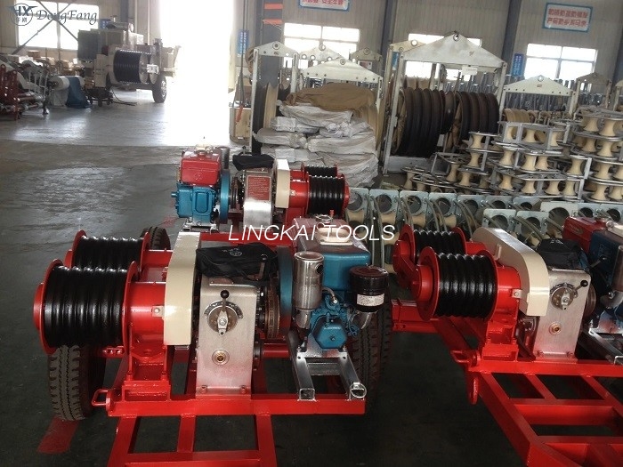 Narik Winch 5 Ton JJCS-50T Kanggo Construction Line Transmisi