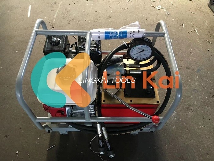 300T maks. Daya komprèsi Hidrolik Crimping Tool Super High-Pressure Hydraulic Pump Station