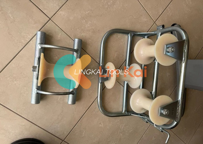 Diameter disesuaikan 120 * 200mm Max Corner Ground Roller Kanggo Beban 10kn 20kn