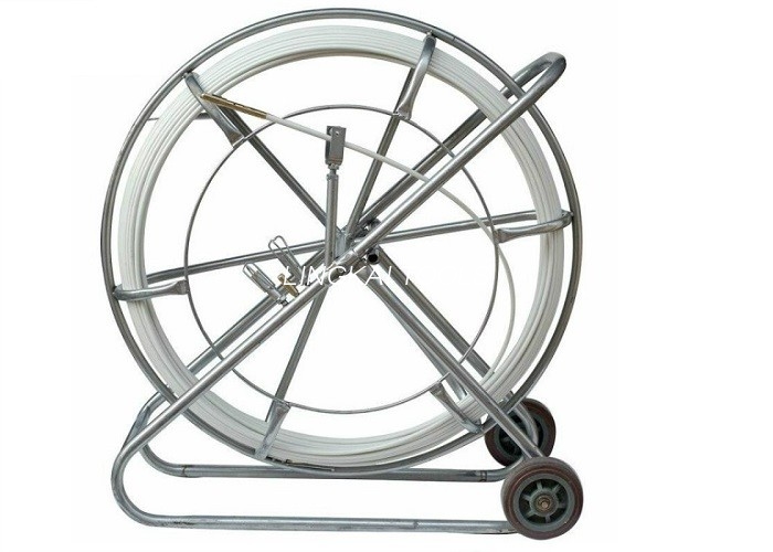Dhuwur Kuwat Fiberglass Conduit Rodder 4 ~ 16 Mm ajeg / awet kanggo nindakake