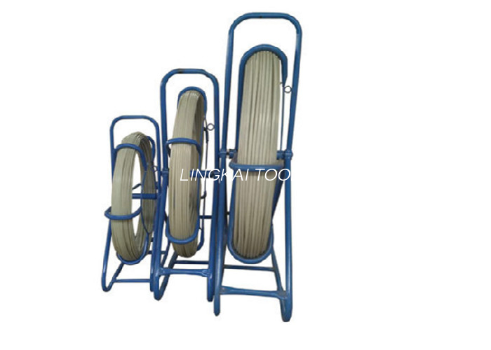 Hot Dipped Galvanized Fiberglass Push Pull Rods Non Konduktif Kanthi Wheels