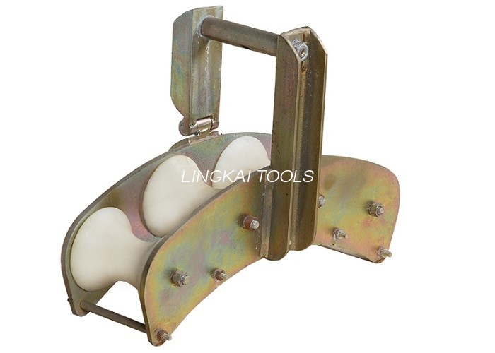 R570 Mm Alat Kabel Serat Optik Struktur Roda Empat Blok Stringing OPGW