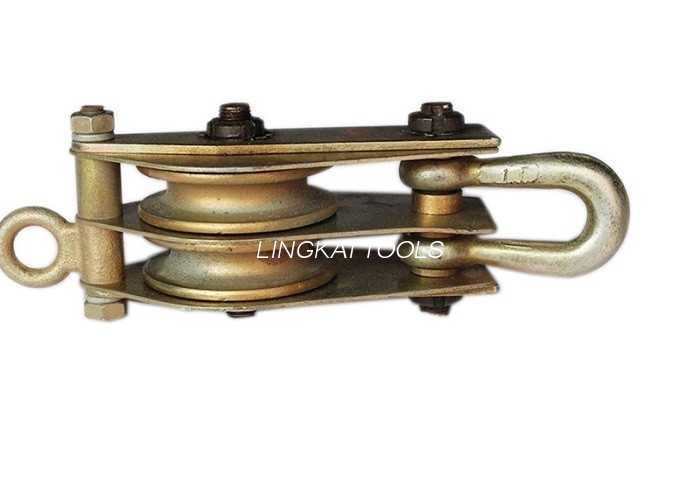 Rong Wheels Hoisting Block Kabel Narik Pulley Round Mripat Tipe 5T Digawe saka Steel