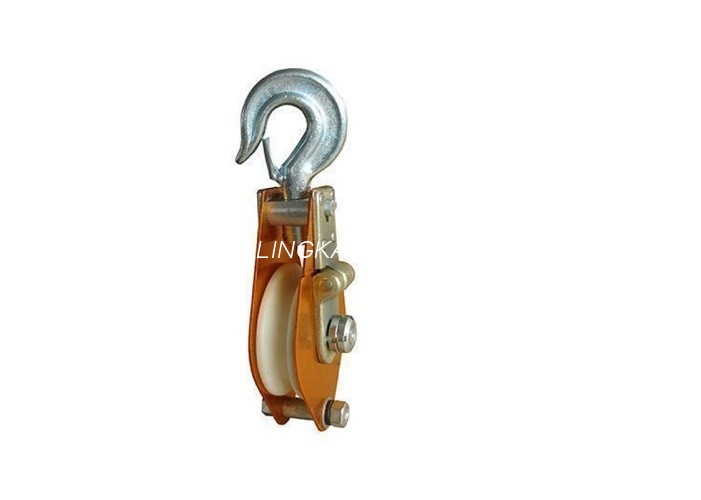 3 Ton Kabel Narik Pulley Nylon Sheave Pancing Tipe Hoisting Lifting Block