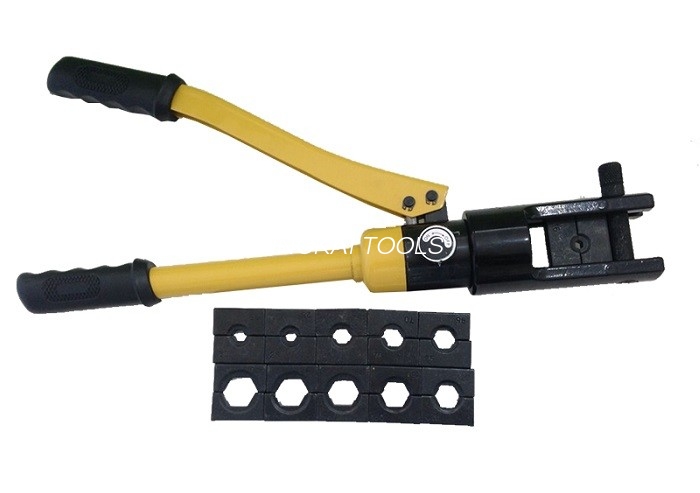 Crimper Kawat Hidrolik Gampang Dioperasi Aman Kanggo Crimping Tembaga / Aluminium Lugs