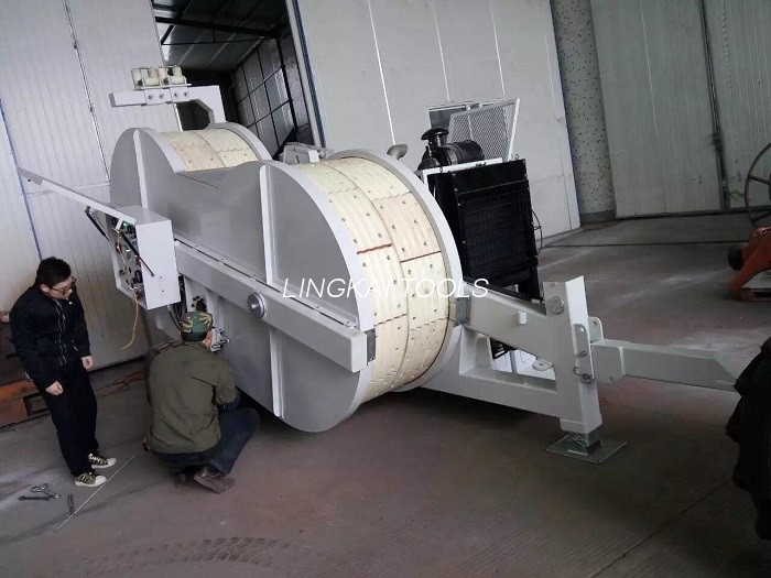 Rong Peralatan Instalasi OPGW Bundel, Peralatan Stringing Ketegangan Garis Overhead