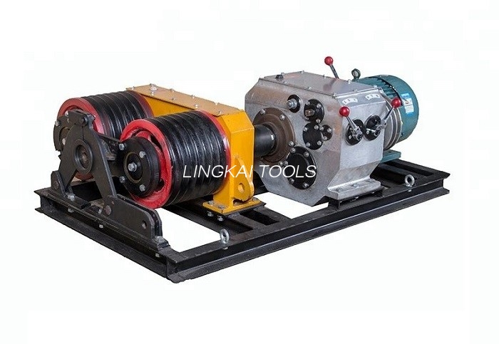 Double Capstan Mortor 5 Ton Winch 50KN Power Construction Kanthi Engine Electric