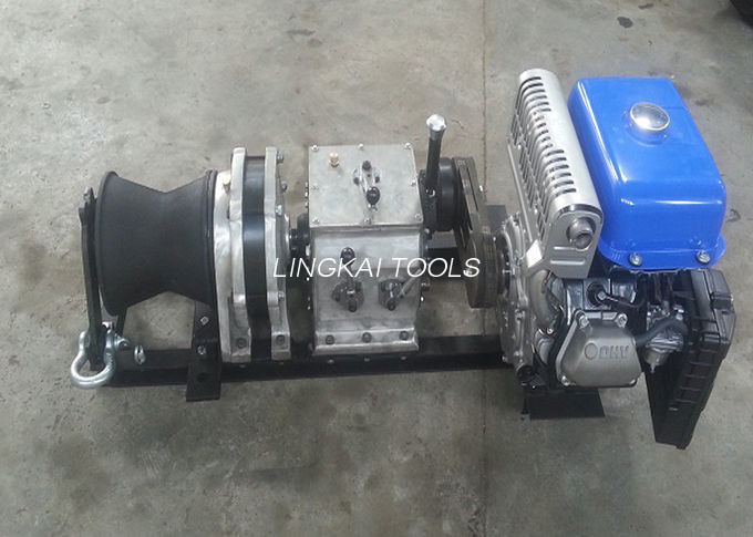 5 Ton Gasoline Engine Cable Winch Pulller, Rope Powered Rope Nuli Winch ing Line Konstruksi