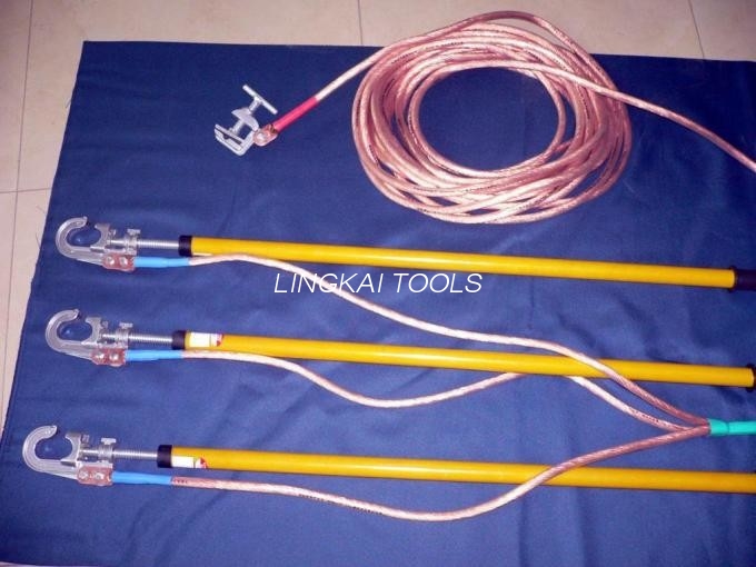 Grounding Wire Construction Safety Tools Kanthi Grounding Pole / Clip Set