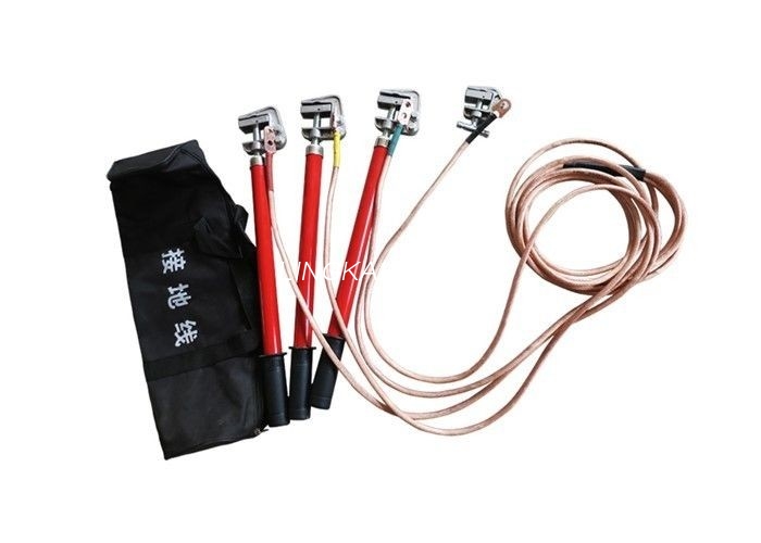 Tegangan Tinggi Grounding Stick Kanggo Listrik Cahya Univeral Kepala Ground Wire