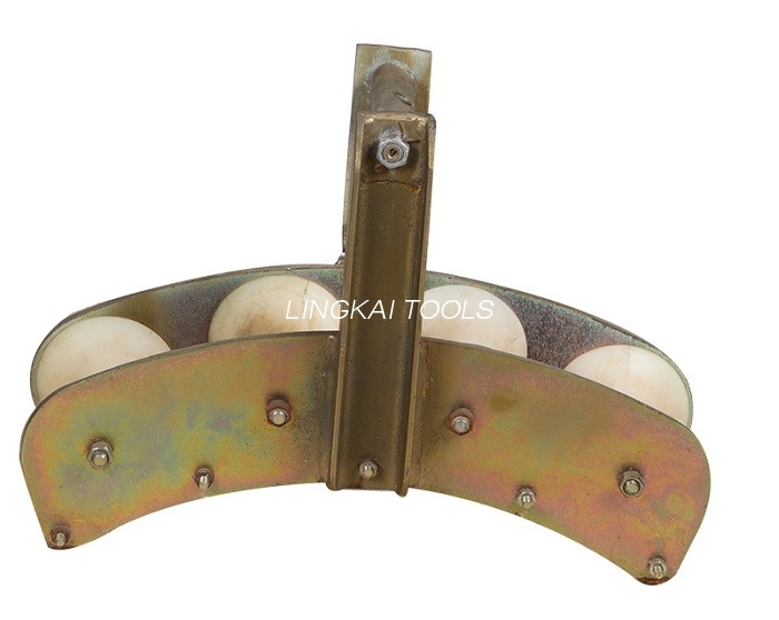 Four Wheels Quadrant Block Combined Type Quadrant Pulley Kanggo OPGW, 10KN Rated Load