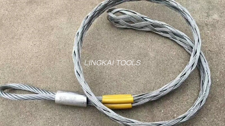 CE Lulus Alat Kabel Serat Optik Opgw Kabel Narik Grips Mesh Soket Joints