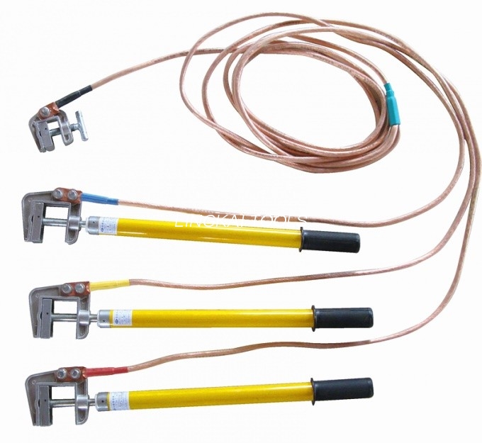 35mm2 Tower Erection Tools Grounding Lead Kanggo 220kv Safety Earthing Piranti