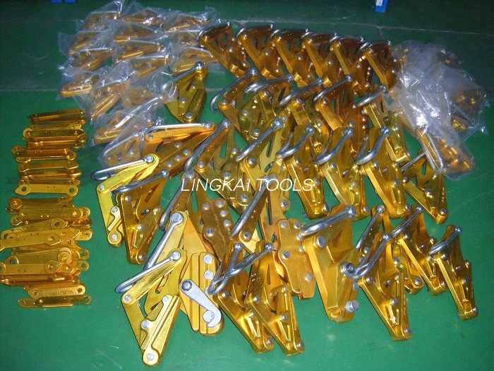 CE Approved Tower Erection Tools Aluminium Alloy Conductor Gripper Kabel Clamps