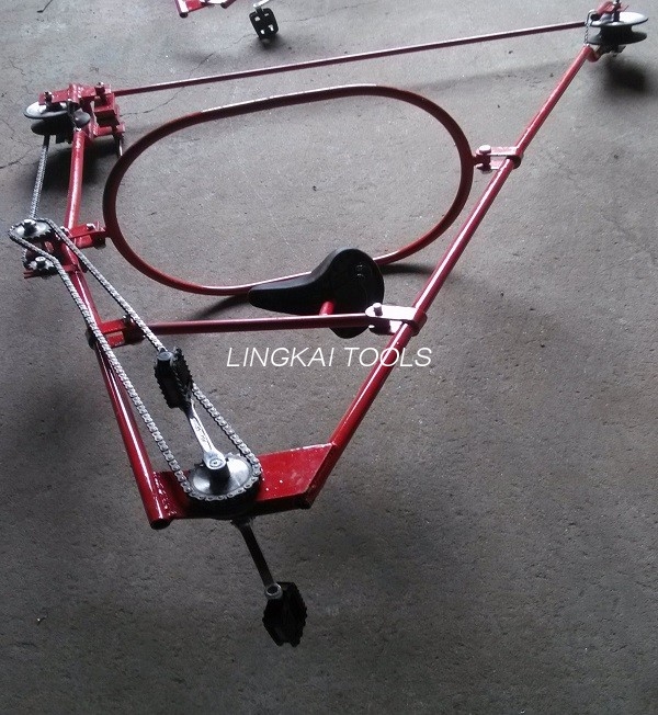 Aluminium Alloy Alat Konstruksi Dasar Single Conductor Overhead garis Bicycle