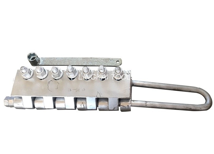 25KN Alat Konstruksi Dasar OPGW Wire Gripper Tool Kanggo Diameter Kabel 8-20mm