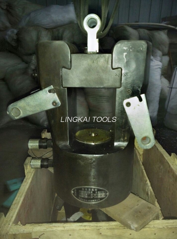 35mm Stroke 200T Alat Crimping Hidrolik Kanggo Terminal ACSR1440 Kanthi Kepala Hexagon