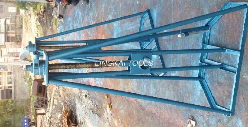 SIK Model 5 Ton Mechanical Cable Reel Stand Kanggo Drum Kabel Kanggo Stringing