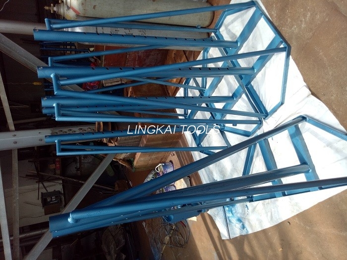 Peralatan Pabrikan Kabel Reel Hidrolik 5 - 10 Ton Kanthi Roda
