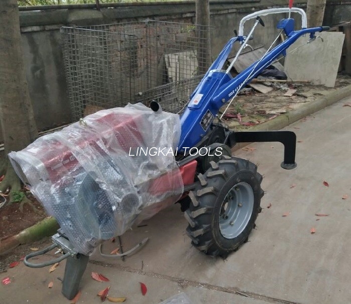 Mesin Diesel Alat Tarik Kabel Walking Tractor Winch Kanggo Tarik Kabel Kanthi Kecepatan 2000 RMP
