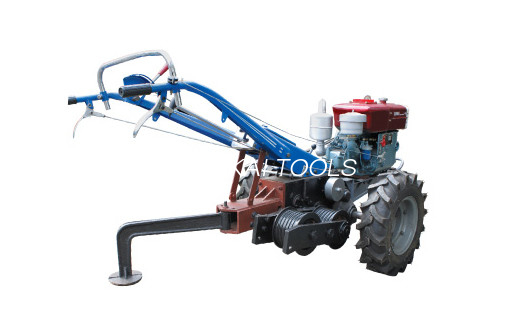 Heavy Duty 5 Ton Diesel Cable Narik Walking Traktor Winch Gampang Operasi