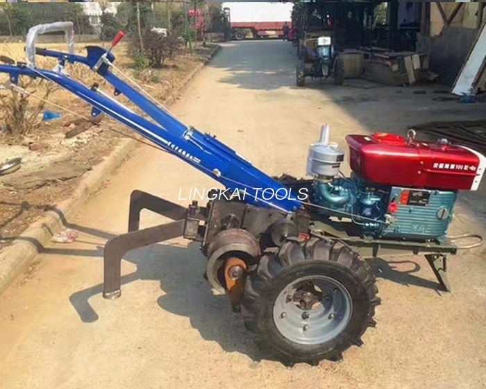 Two Wheel Walking Traktor Kabel Mesin Narik Kanggo Kabel Narik Tali Kawat Narik Traktor Tangan