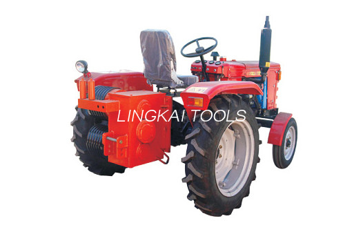 22kW Kabel Daya Winch Puller / Traktor Digambar Winch 304 Four Wheel Drive