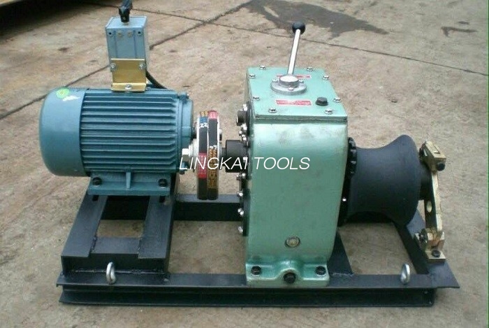 Line Construction Tool 3 Ton Kabel Winch Puller Kanthi 3KW Electromotor