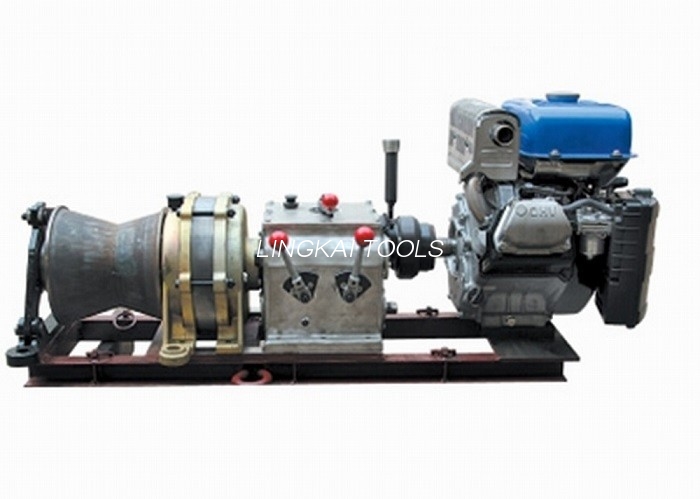 Kabel Narik Engine Powered Winch / 5 Ton Bensin Planetary Gearbox Winch