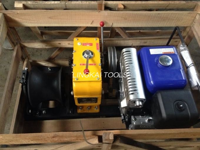 Winch Powered Gas Cilik 5 Ton Mesin Penarik Kabel Mesin Bensin Honda / Yamaha