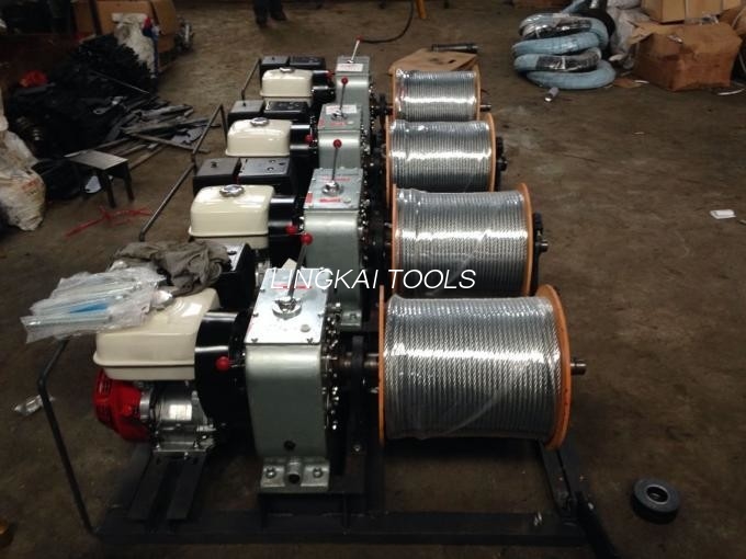 Wire Take Up Kabel Winch Puller Stringing Machine 20KN Pulling Force