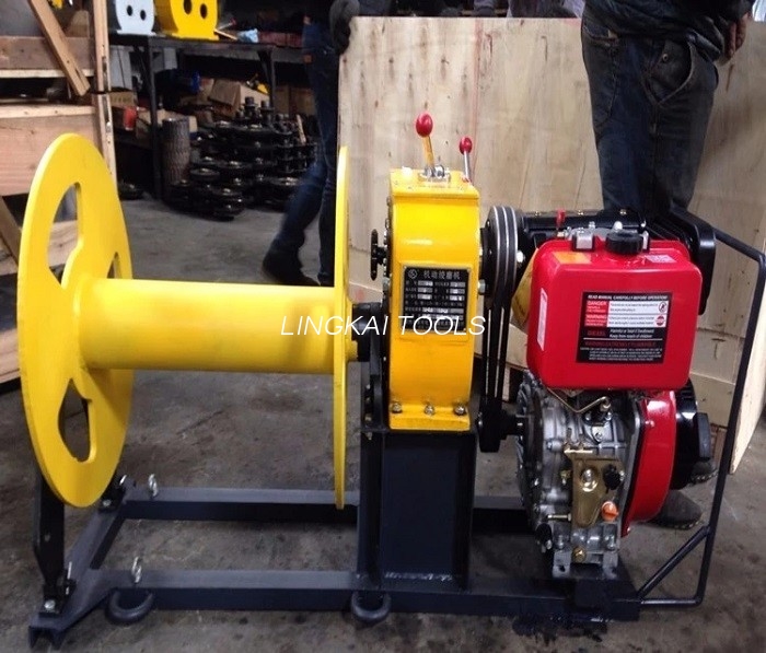 3 Ton Cable Winch Puller / Kabel Powered Wire Rope Narik Winch Ing Line Construction