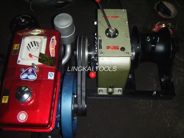 Penarik Kabel Daya 4.41kw Kanthi Mesin Diesel 6.6hp Sertifikasi ISO 168kg