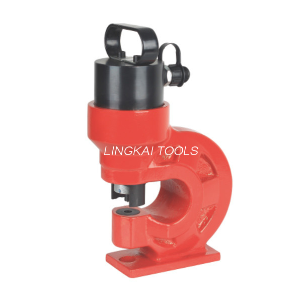 Output 30 Ton Hydraulic Metal Hole Punch 95mm Tenggorokan Diameter High Performance