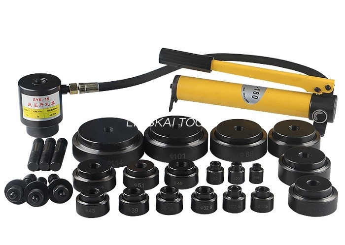 SYK-8 Model Hydraulic Punch Driver 100KN Stroke 25mm Kanggo Baja Ringan