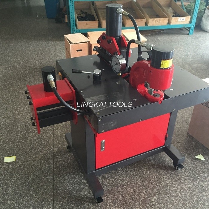Efisiensi Tinggi Alat Crimping Hidrolik Pangolahan Busbar Kanthi Tegangan 200V 50HZ