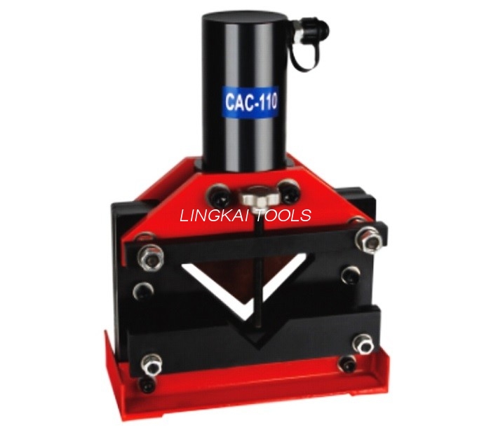 250KN Cutting Force Hydraulic Angle Steel Cutter 405mm Dhuwur 75 * 75 * 6mm