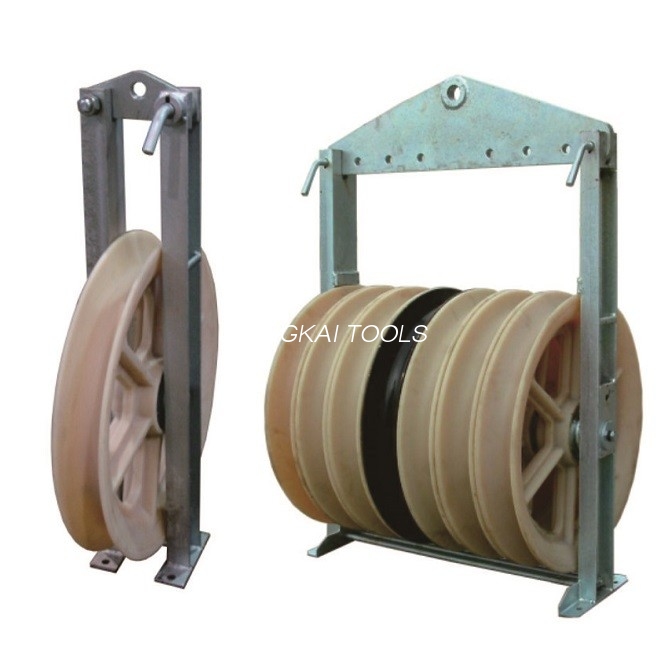 Konstruksi 60KN 660mm Stringing Triple Pulley Block