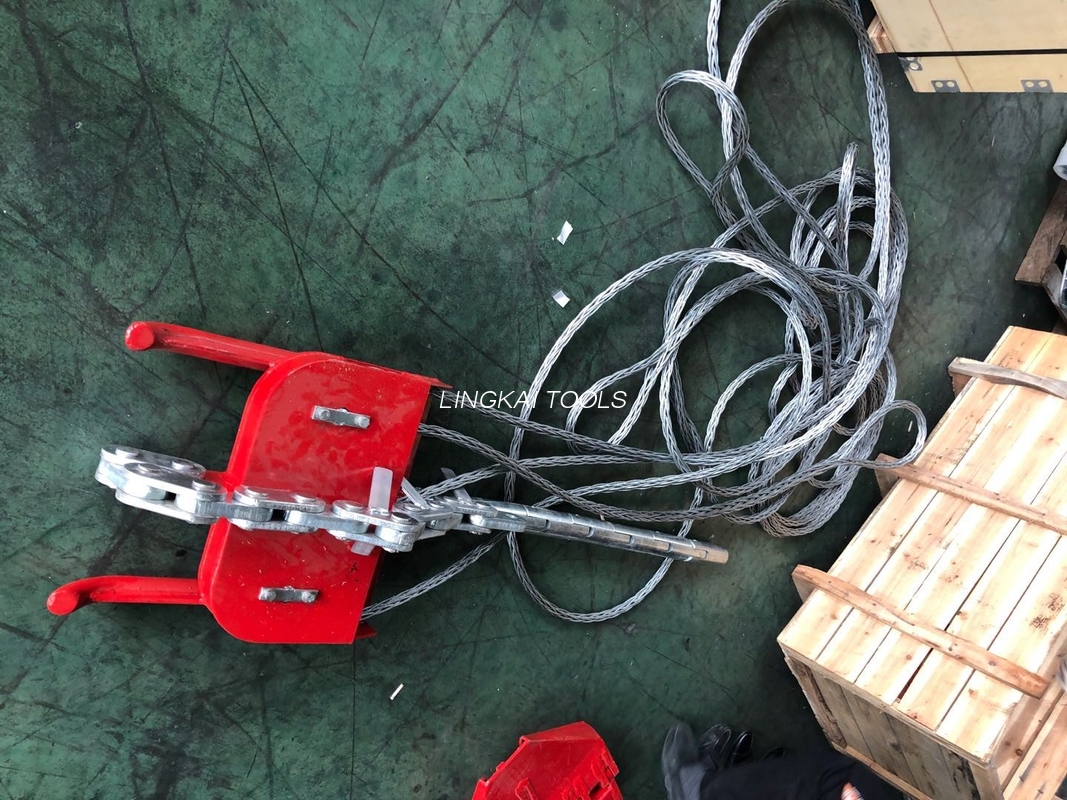 Balance Type 130kn Four Bundle Conductors Running Boards Kanggo Overhead Stringing Line