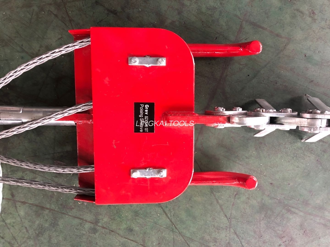 Power Balancing Heads Running Board Kanggo Conductor Tarik Lines Overhead Transmission