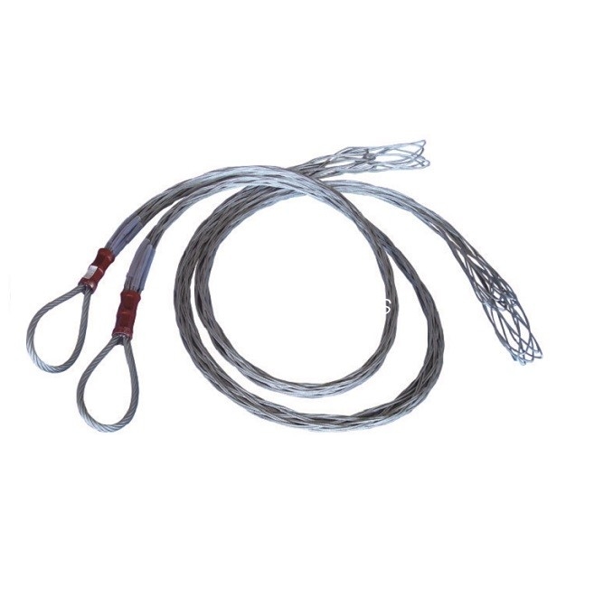 Power Line Construction Tools Siji Kepala Tipe Wire Rope Temporary Mesh Sock Joints