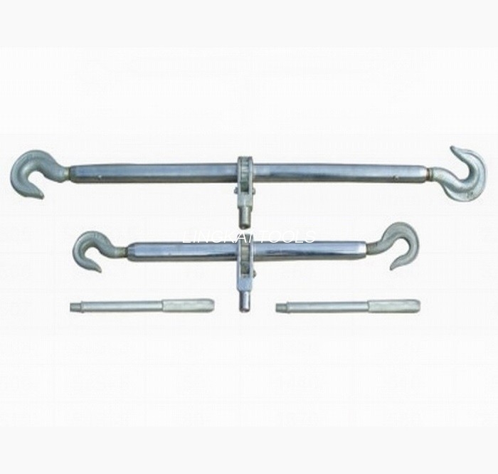 Steel Pancing Double Turnbuckle Overhead Line Stringing Tools