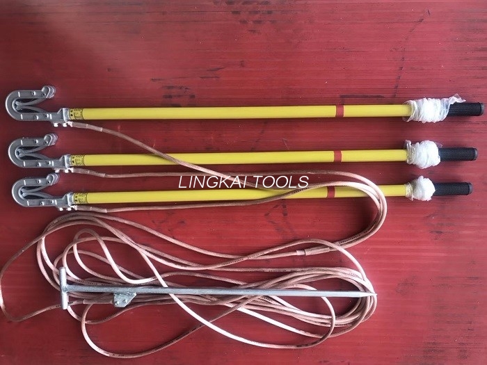 Piranti Grounding Portable Kanggo Stringing Line Transmisi Tegangan Tinggi