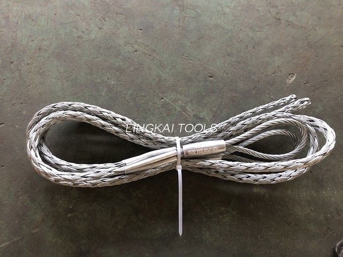 Power Line Konstruksi Kawat Tali Kabel Lengan Konektor OPGW ADSS Mesh Sock Joints
