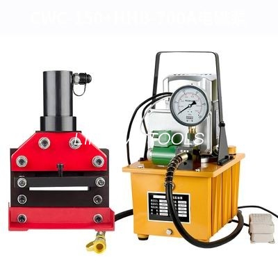 30T Busbar Cutter Alat Kabel Bawah Tanah Kanggo 12mm 200mm Tembaga / Plat Aluminium